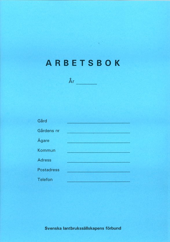 Pärmen till Arbetsbok – anteckningsjournal